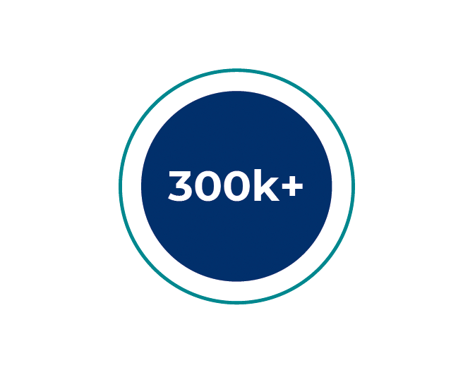 300 thousand applicants graphic